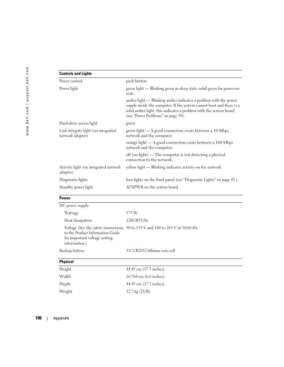 Dell Dimension 9100 User Manual | Page 106 / 140