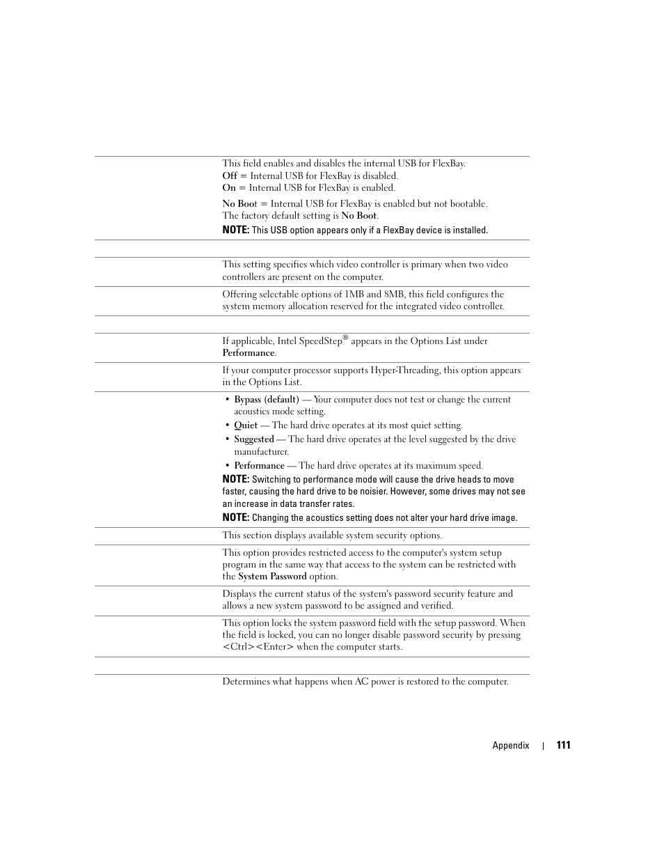 Dell Dimension 9100 User Manual | Page 111 / 140
