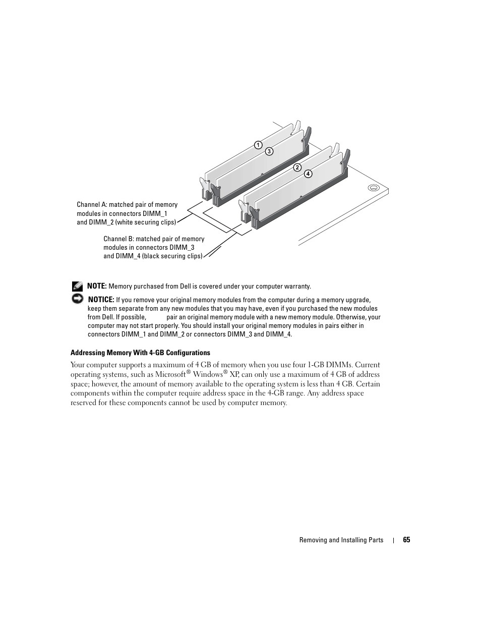 Dell Dimension 9100 User Manual | Page 65 / 140