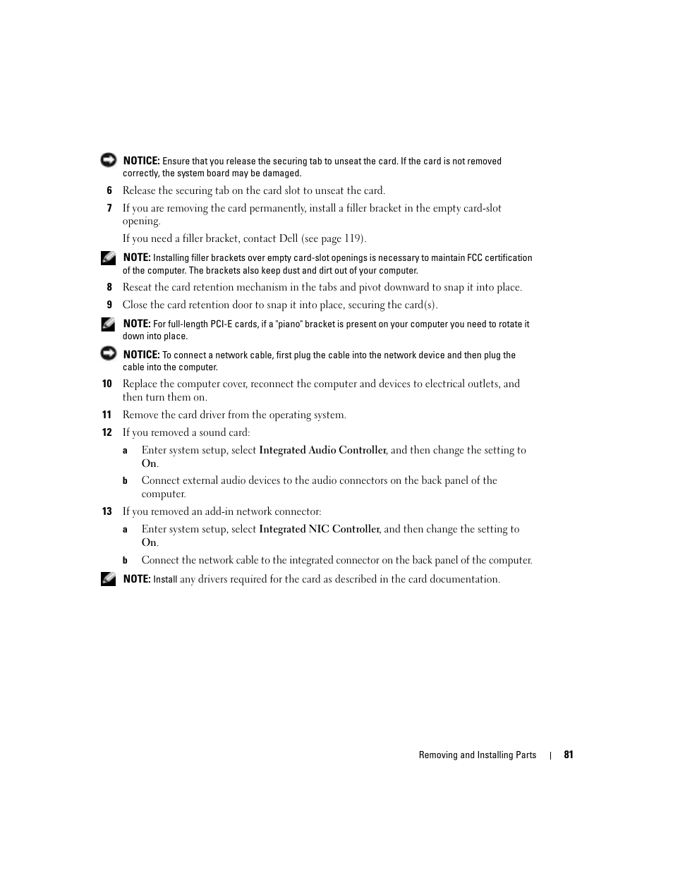 Dell Dimension 9100 User Manual | Page 81 / 140