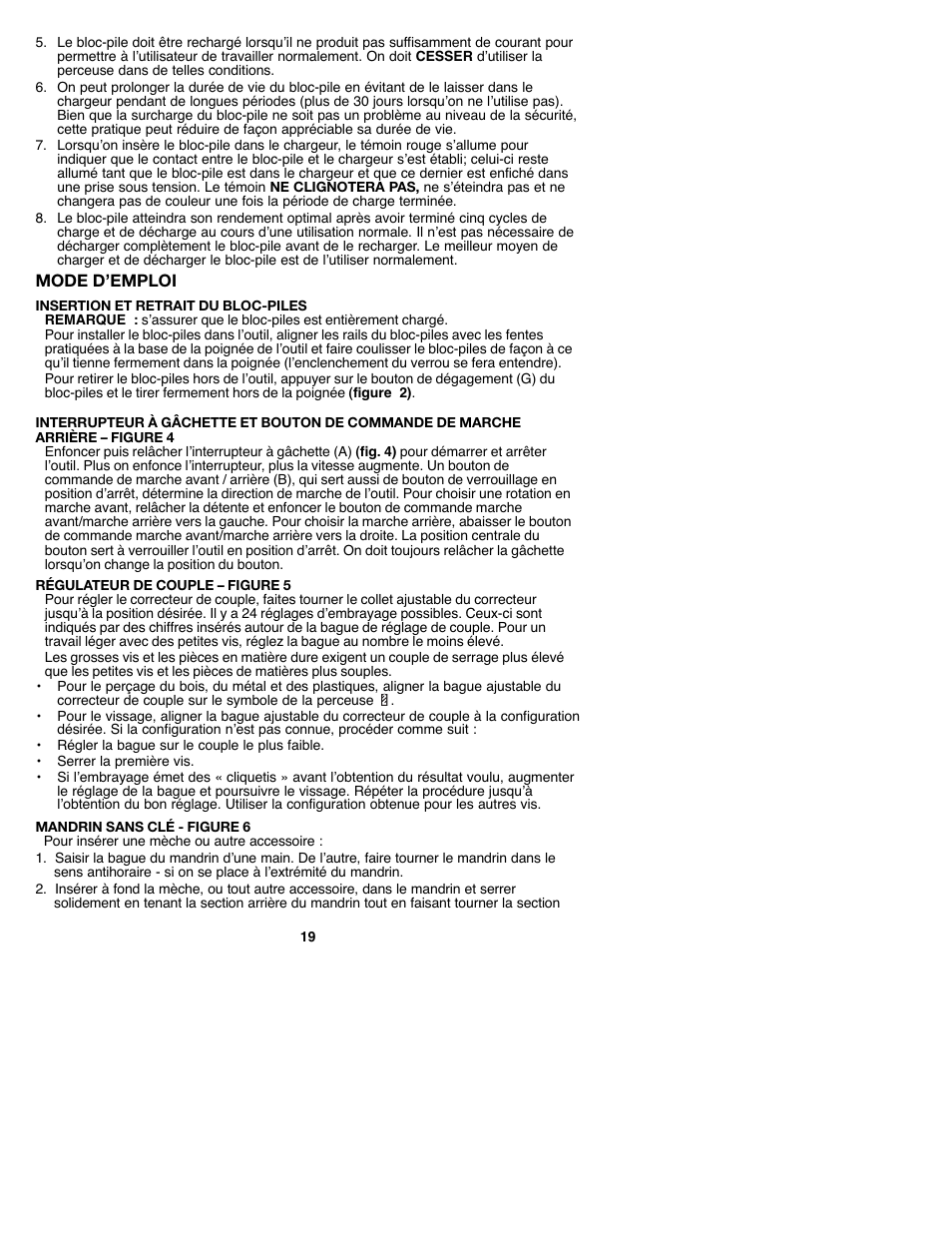 Black & Decker GCO182 User Manual | Page 19 / 36