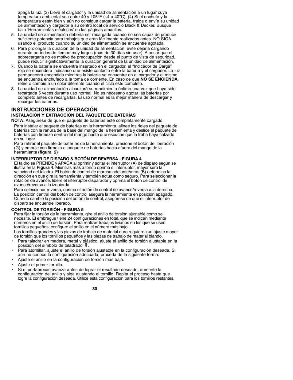 Black & Decker GCO182 User Manual | Page 30 / 36