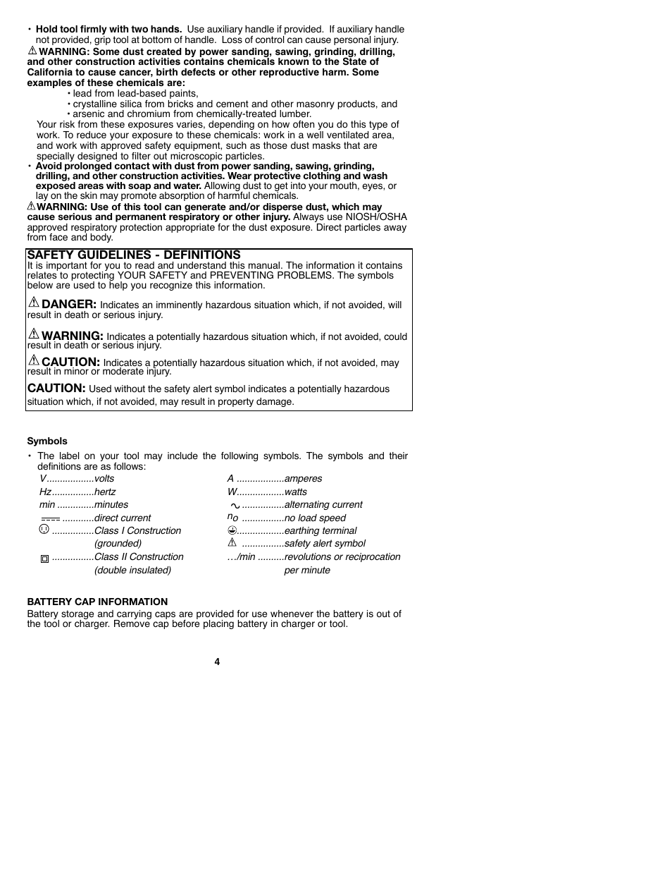 Black & Decker GCO182 User Manual | Page 4 / 36