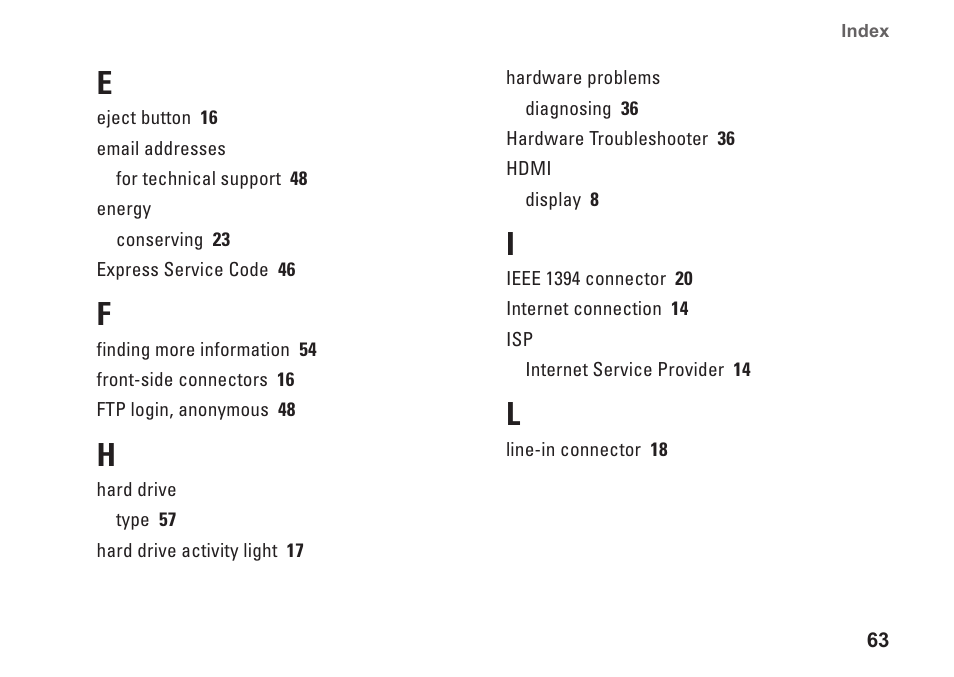 Dell Studio XPS 435T / 9000 (Early 2009) User Manual | Page 65 / 70