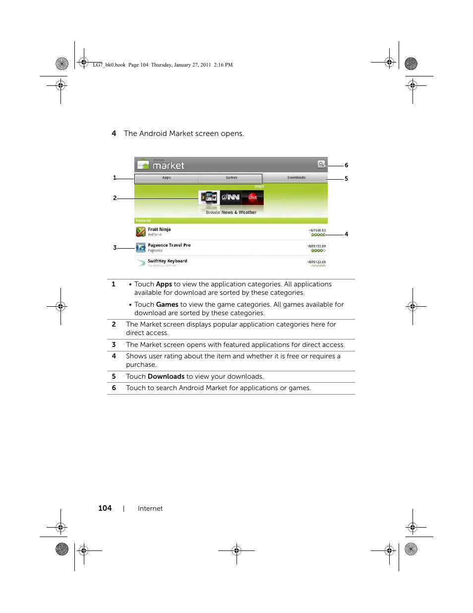 Dell Mobile Streak 7 User Manual | Page 104 / 145