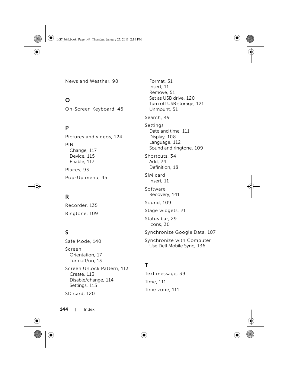 Dell Mobile Streak 7 User Manual | Page 144 / 145