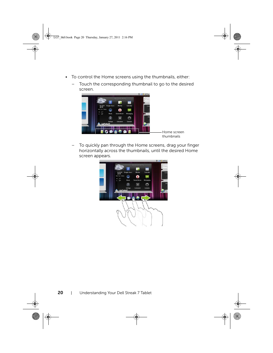 Dell Mobile Streak 7 User Manual | Page 20 / 145