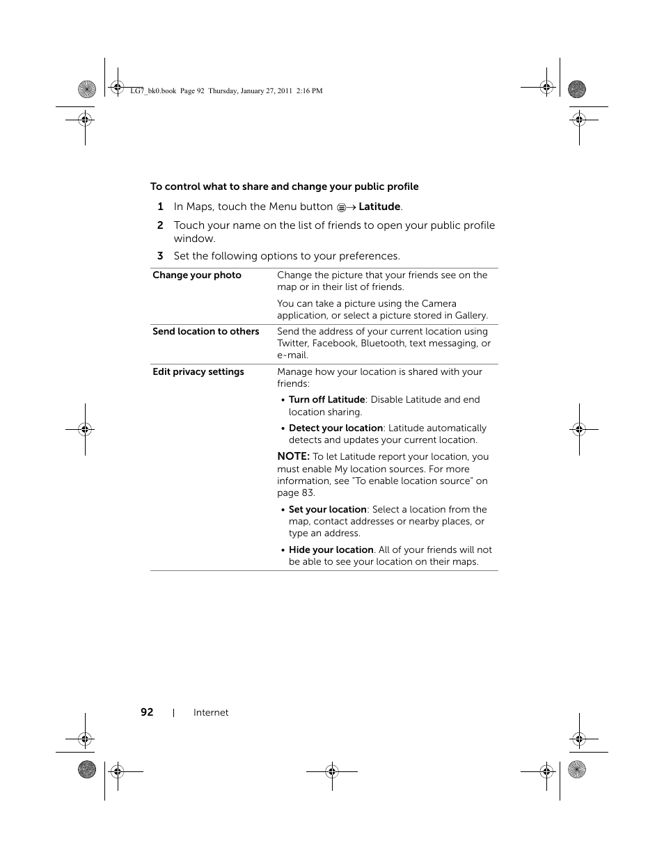 Dell Mobile Streak 7 User Manual | Page 92 / 145