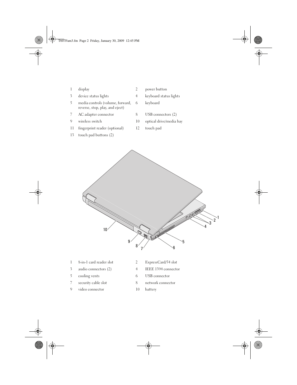 Dell Vostro 1510 (Early 2008) User Manual | Page 2 / 12