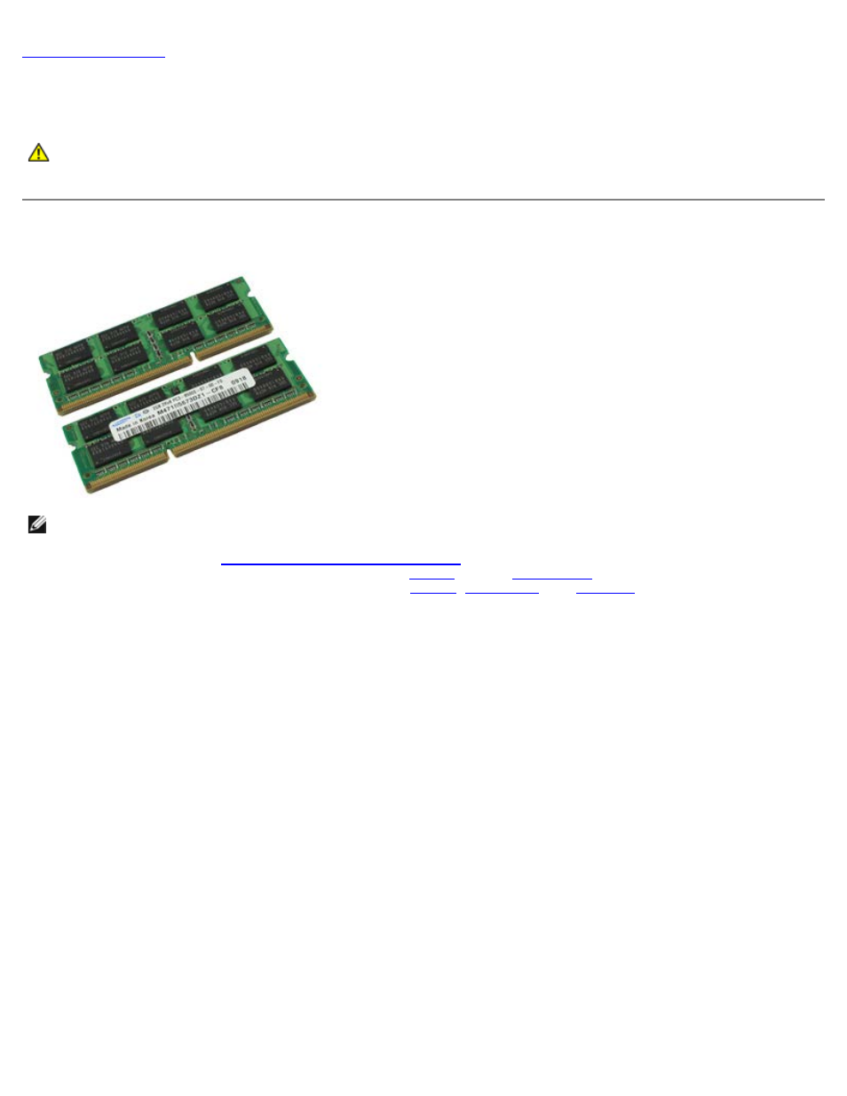 Memory | Dell Precision M6500 (Late 2009) User Manual | Page 52 / 118