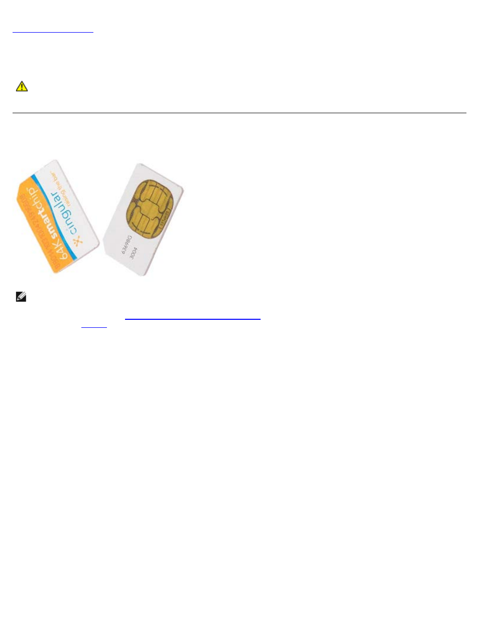 Sim card, Removing the sim card | Dell Precision M6500 (Late 2009) User Manual | Page 68 / 118