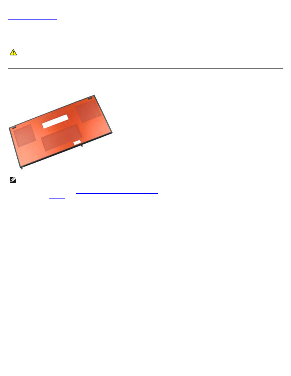 Access panel, Removing the access panel | Dell Precision M6500 (Late 2009) User Manual | Page 72 / 118