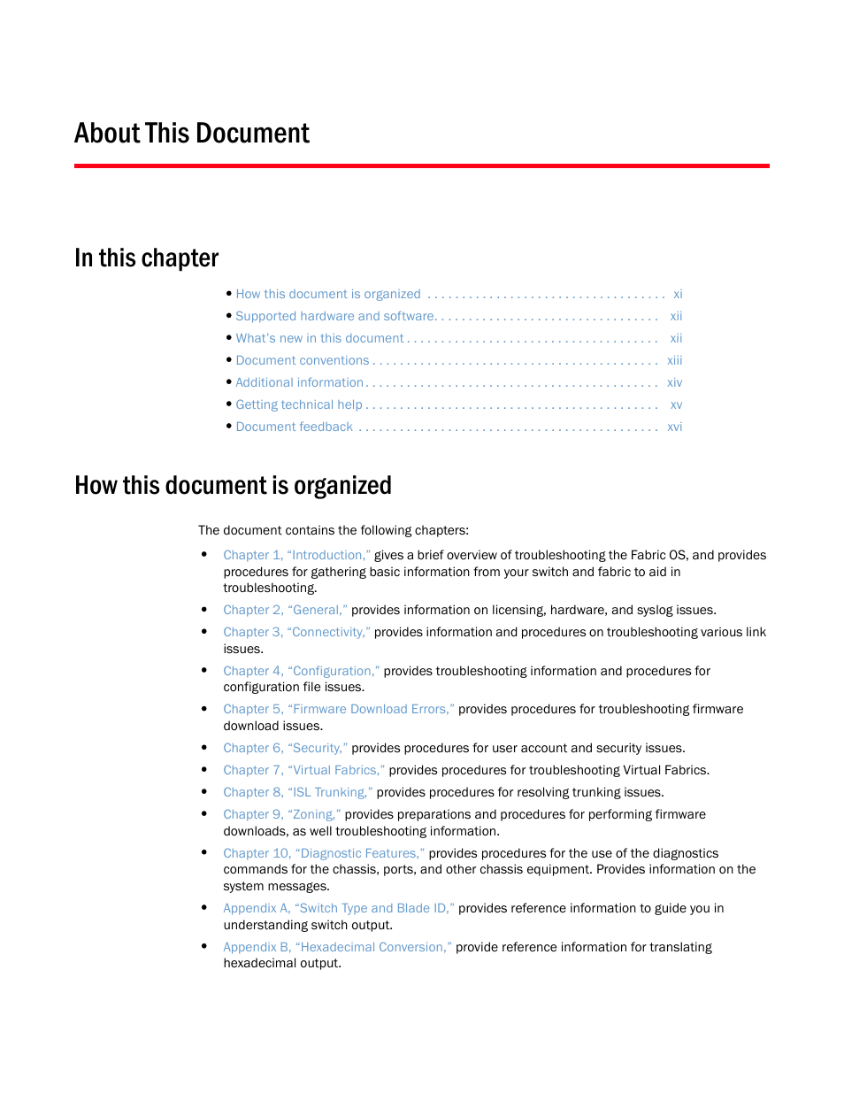 About this document, How this document is organized | Dell POWEREDGE M1000E User Manual | Page 11 / 146