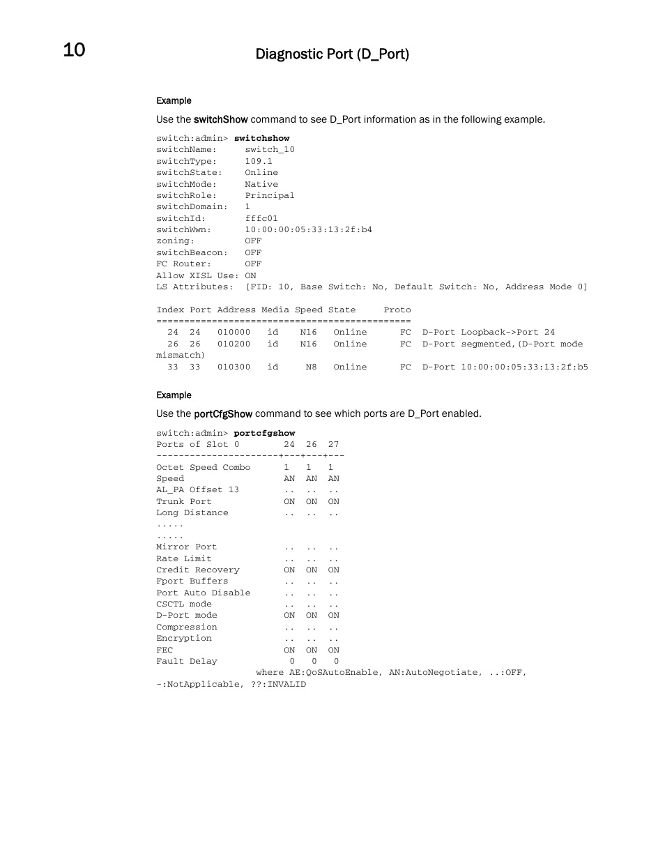 Diagnostic port (d_port) | Dell POWEREDGE M1000E User Manual | Page 120 / 146