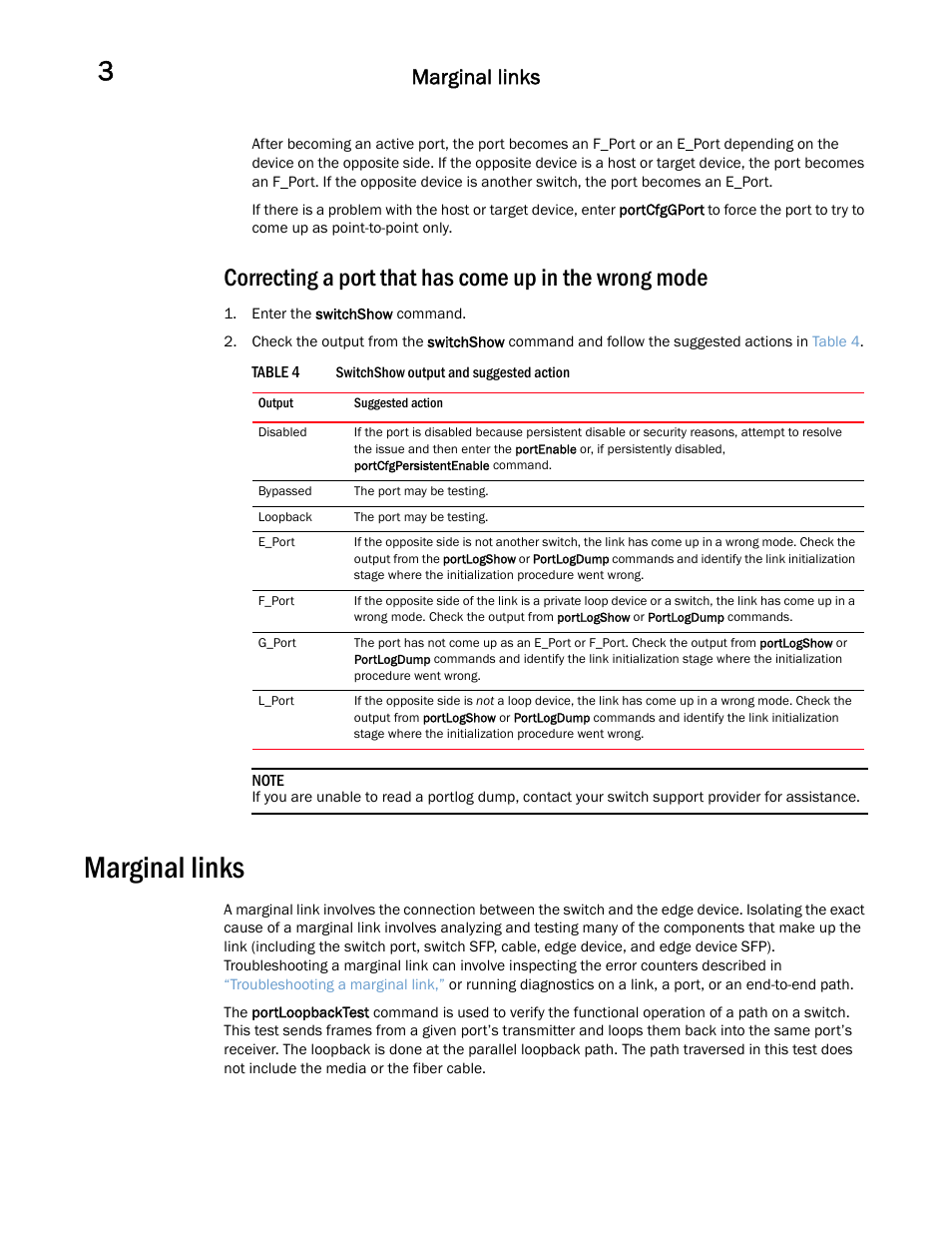 Marginal links | Dell POWEREDGE M1000E User Manual | Page 46 / 146