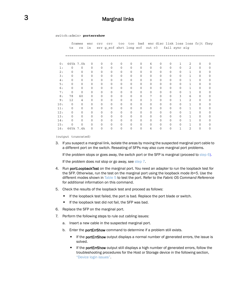 Marginal links | Dell POWEREDGE M1000E User Manual | Page 48 / 146