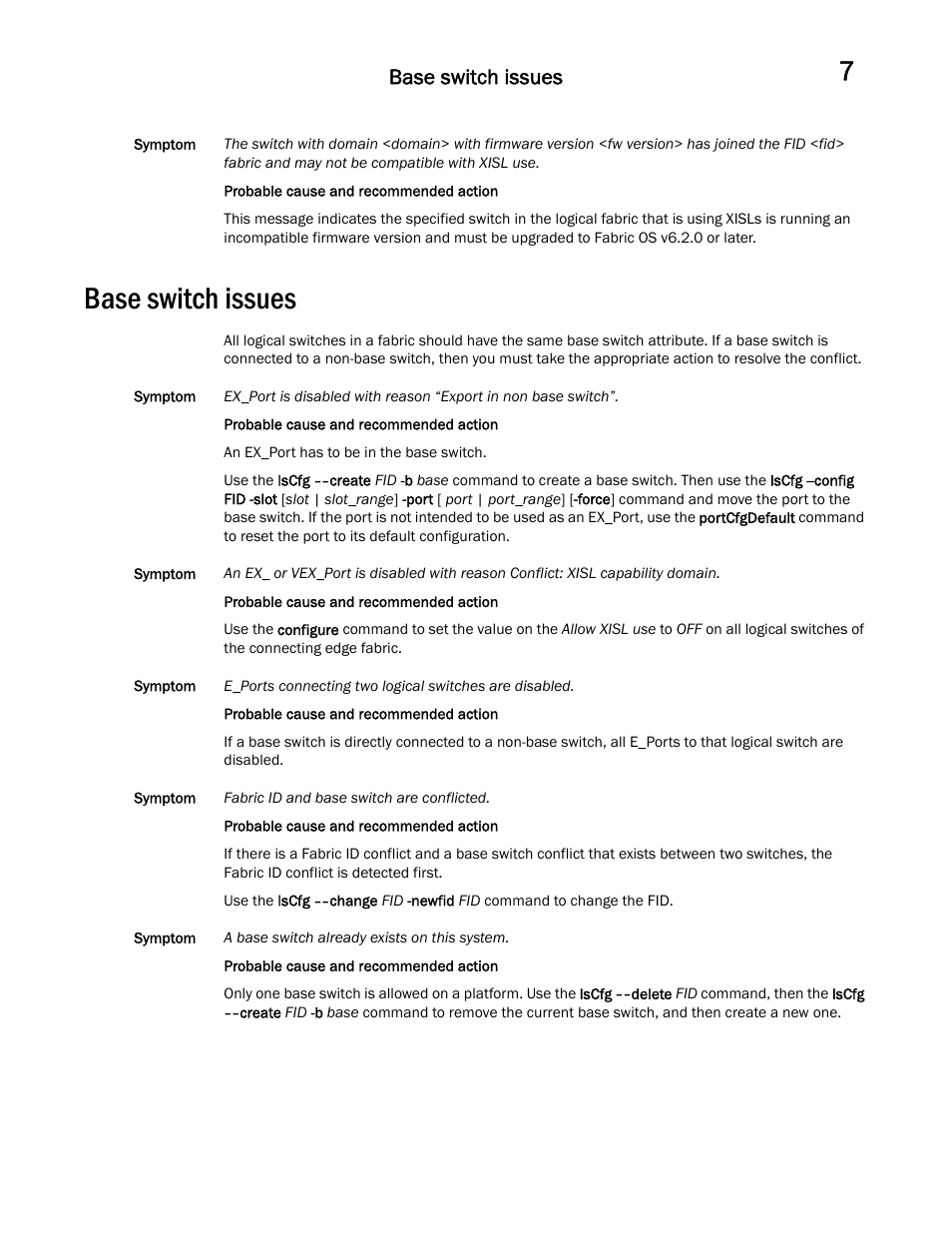 Base switch issues | Dell POWEREDGE M1000E User Manual | Page 83 / 146