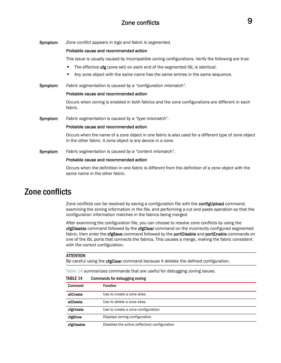 Zone conflicts | Dell POWEREDGE M1000E User Manual | Page 91 / 146