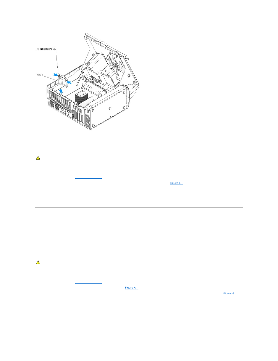 Expansion card fan, Installing the processor cooling shroud blank, Removing the expansion card fan | Dell PowerEdge SC1420 User Manual | Page 45 / 77