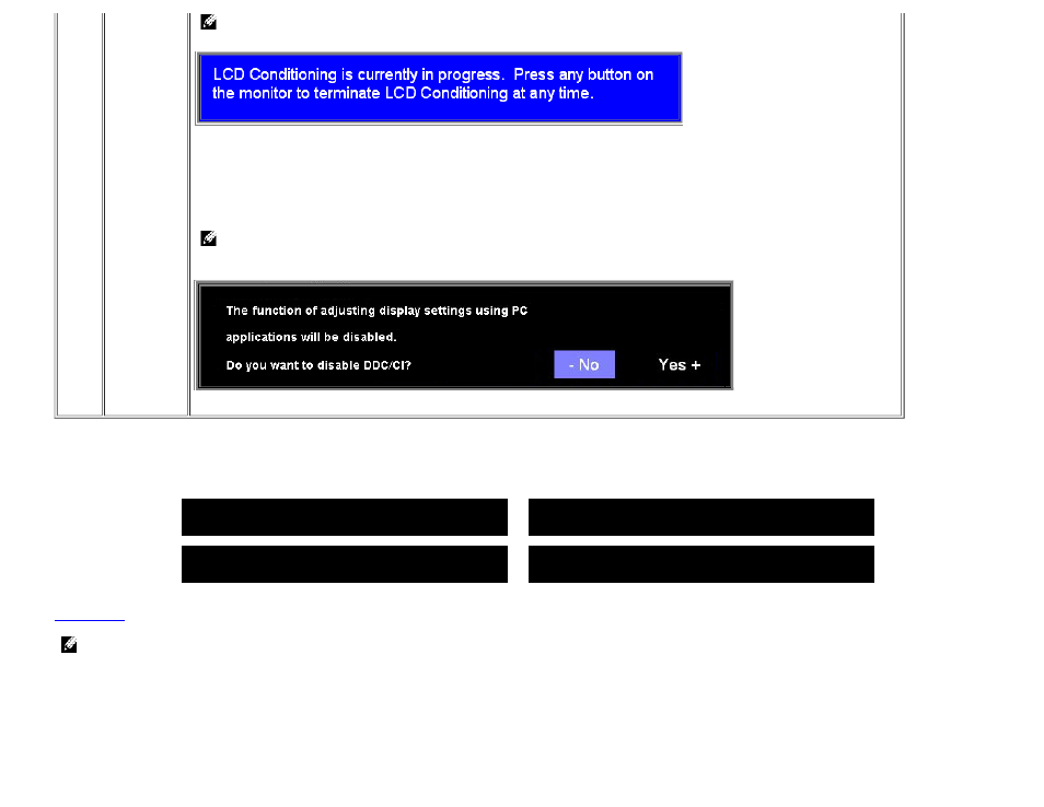 Osd warning messages | Dell 1708FP Monitor User Manual | Page 23 / 55