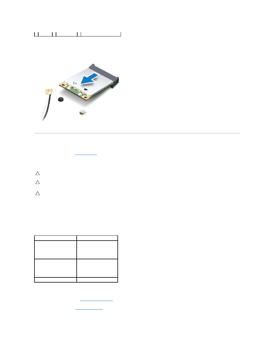 Replacing the mini-card | Dell Studio 1747 (Late 2009) User Manual | Page 40 / 61