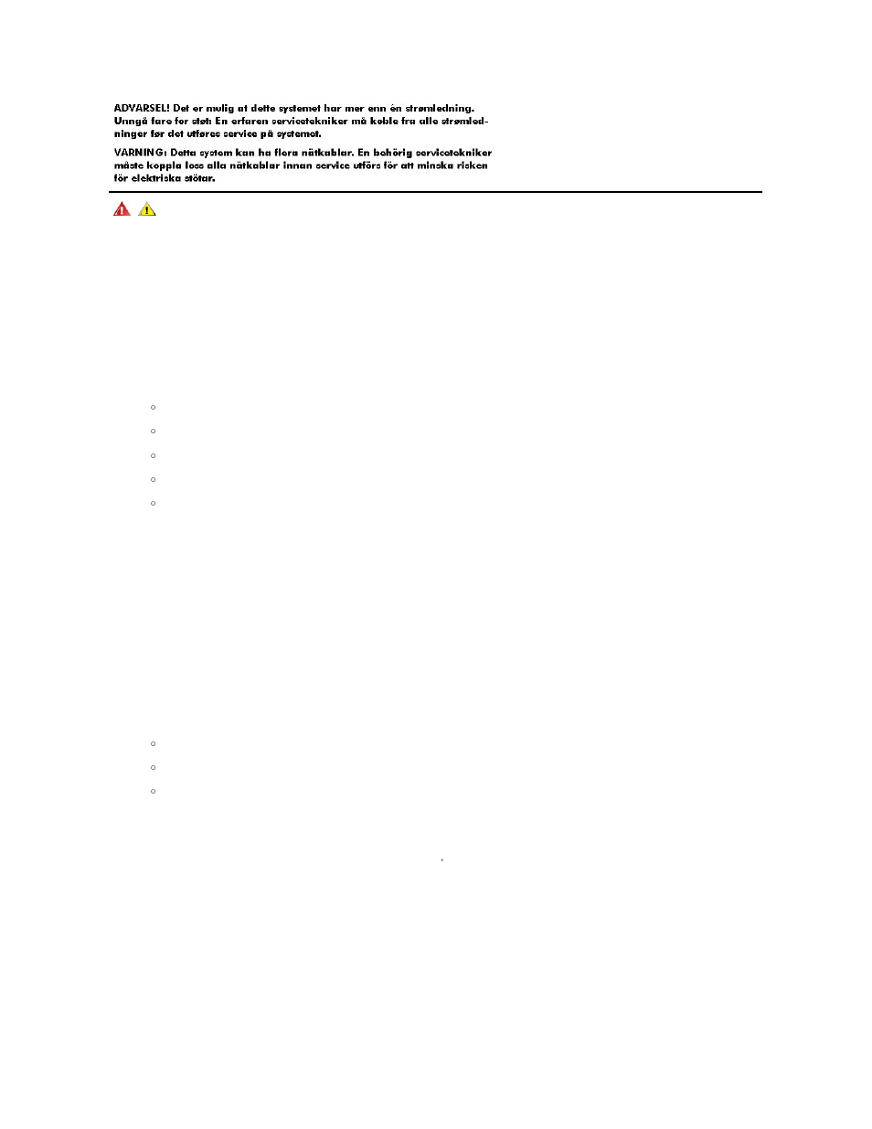 Additional safety precautions | Dell PowerEdge 4400 User Manual | Page 55 / 89