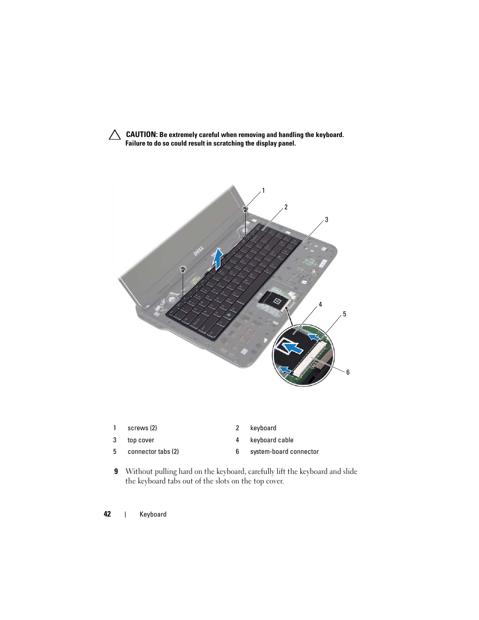 Dell XPS 14 (L401X, Late 2010) User Manual | Page 42 / 108