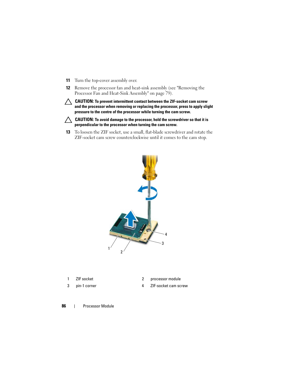 11 turn the top-cover assembly over | Dell XPS 14 (L401X, Late 2010) User Manual | Page 86 / 108