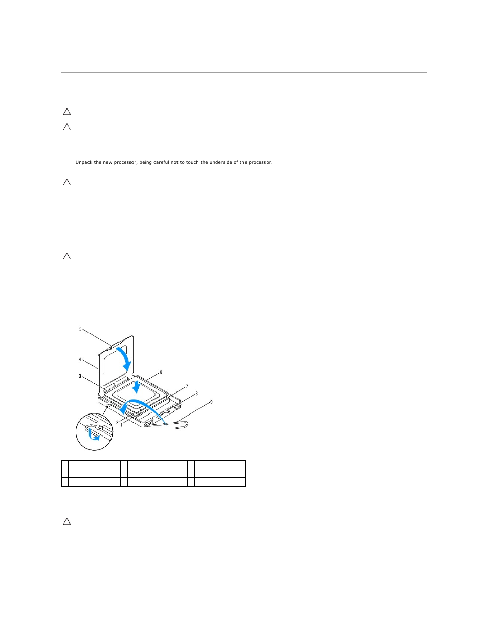 Replacing the processor | Dell Studio XPS 9100 (Mid 2010) User Manual | Page 18 / 50