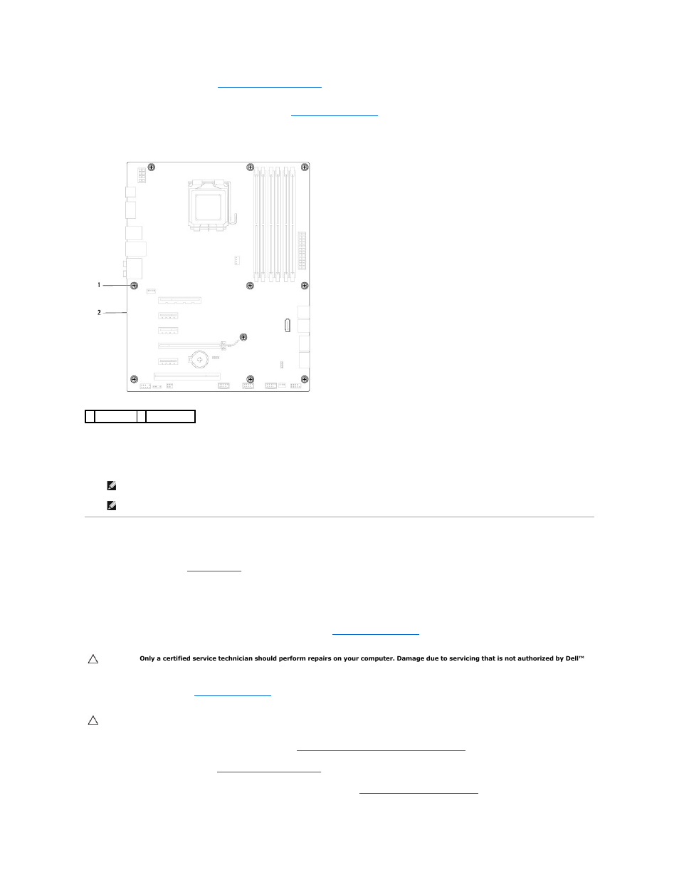 Replacing the system board | Dell Studio XPS 9100 (Mid 2010) User Manual | Page 37 / 50