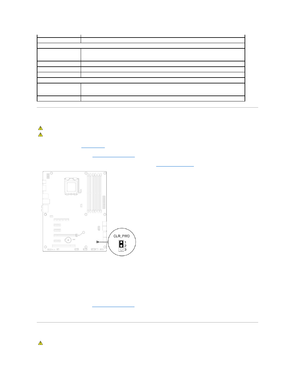 Clearing forgotten passwords, Clearing cmos settings | Dell Studio XPS 9100 (Mid 2010) User Manual | Page 41 / 50