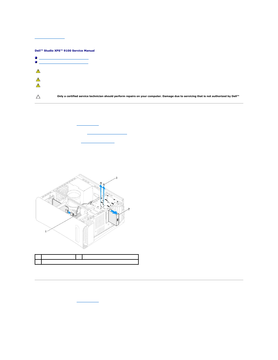 Front usb 3.0 assembly, Removing the front usb 3.0 assembly, Replacing the front usb 3.0 assembly | Dell Studio XPS 9100 (Mid 2010) User Manual | Page 49 / 50