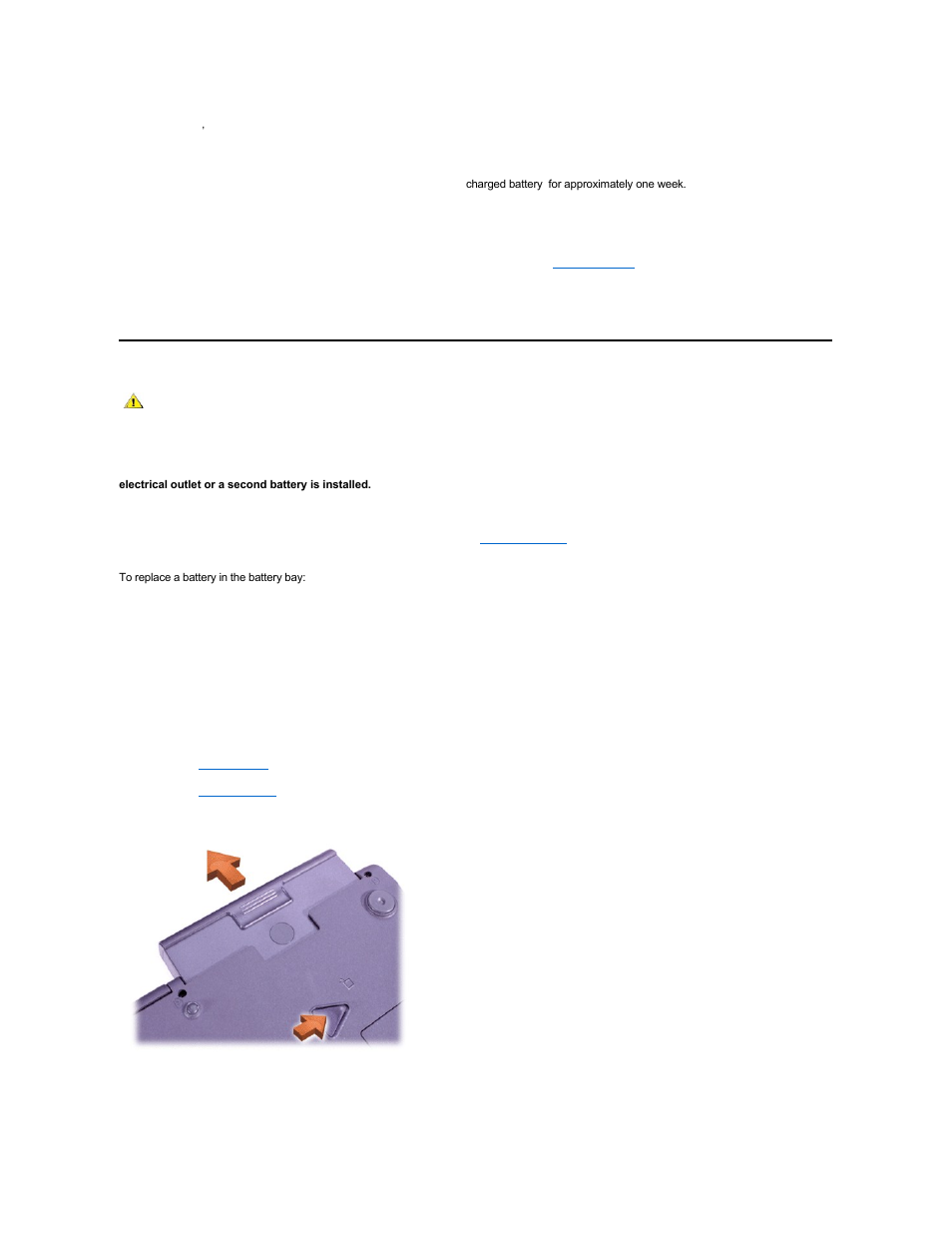 Replacing a battery in the battery bay | Dell Latitude C800 User Manual | Page 3 / 104