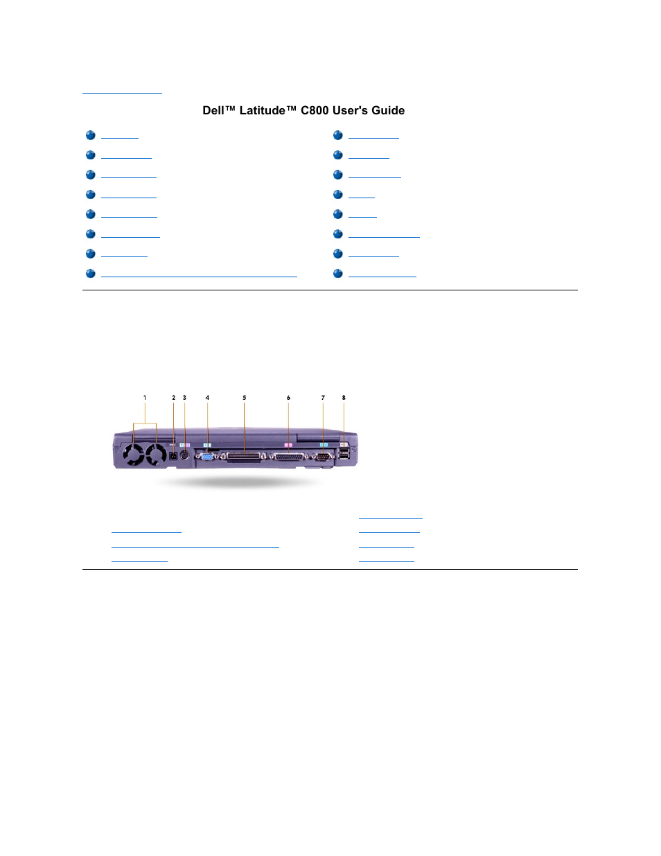 Dell Latitude C800 User Manual | Page 7 / 104