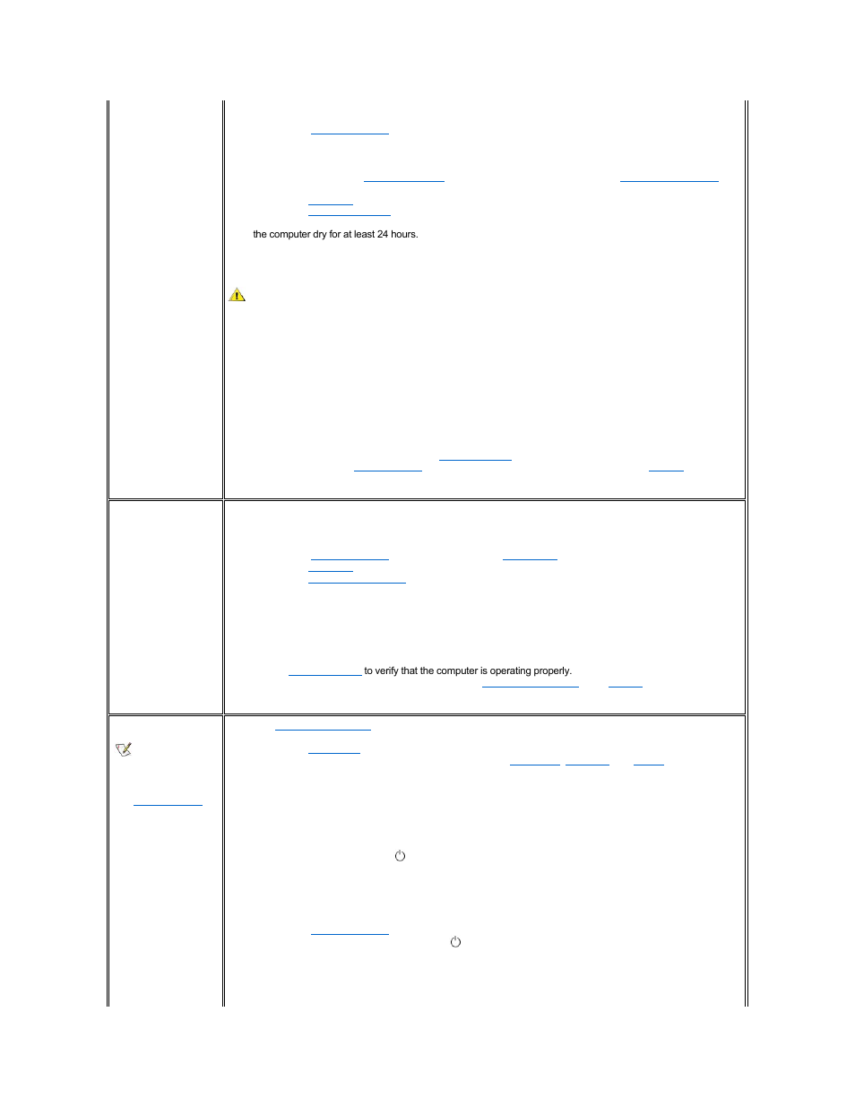 Dropped or damaged computer, No power at all | Dell Latitude C800 User Manual | Page 70 / 104