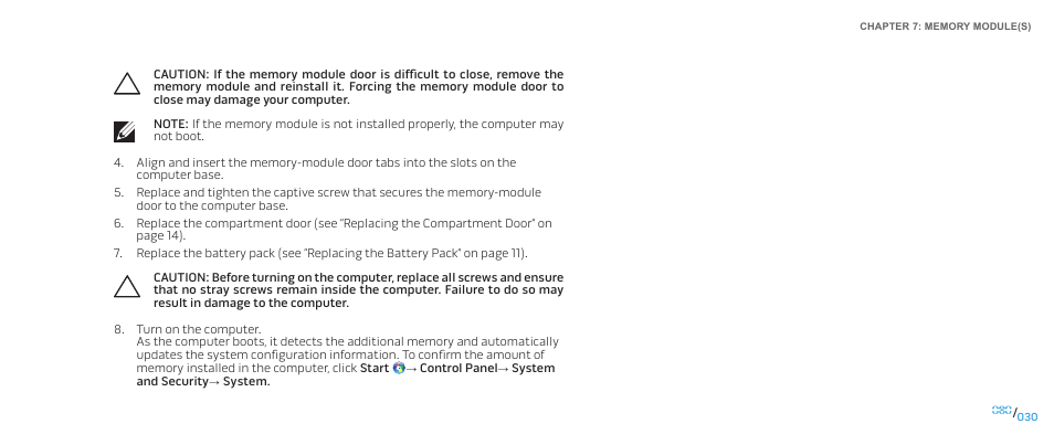 Dell Alienware M17x R2 (Early 2010) User Manual | Page 30 / 118