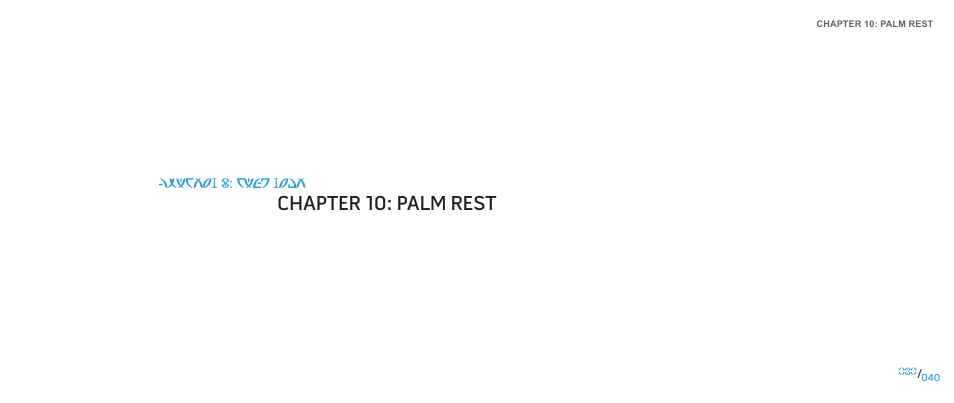 Chapter 10: palm rest | Dell Alienware M17x R2 (Early 2010) User Manual | Page 40 / 118