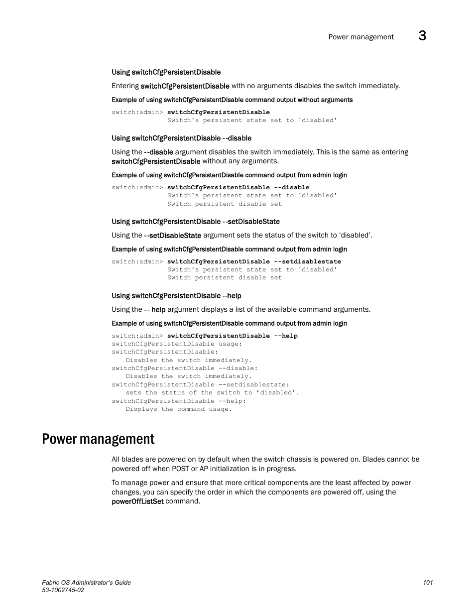 Power management | Dell POWEREDGE M1000E User Manual | Page 101 / 666