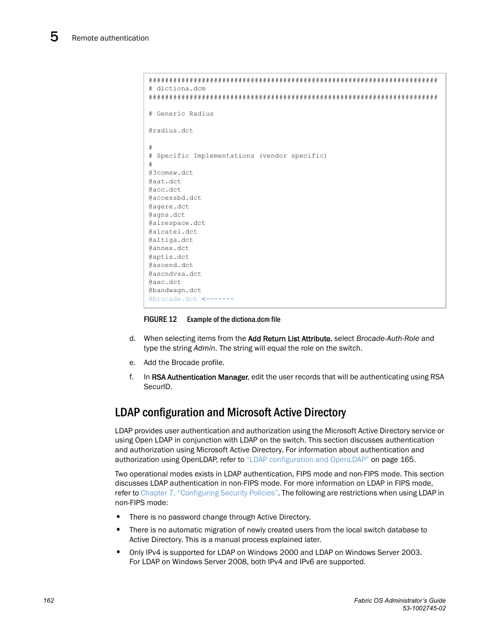 Ldap configuration and microsoft active directory, Figure 12, Examp | Dell POWEREDGE M1000E User Manual | Page 162 / 666