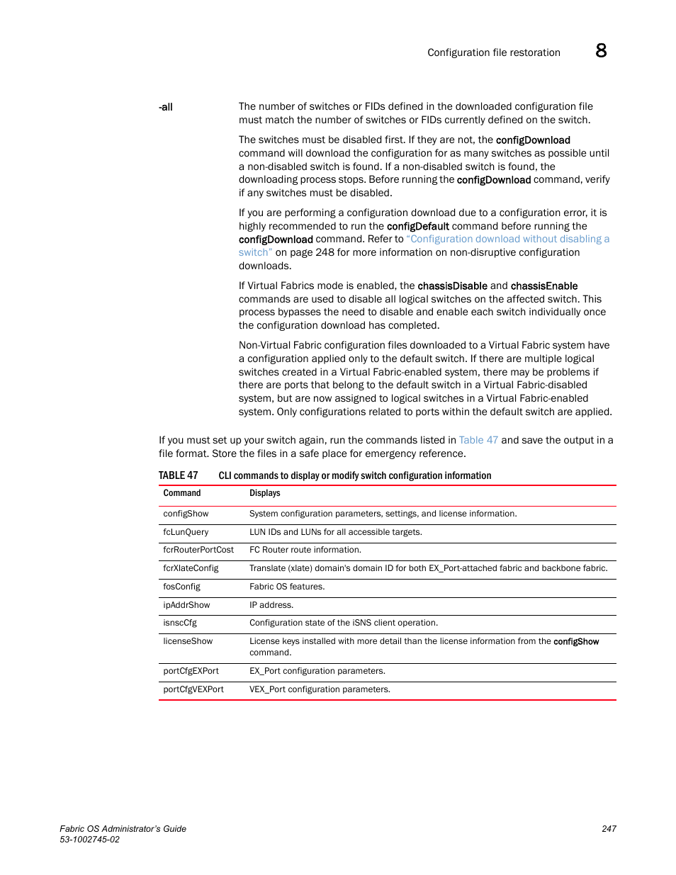Table 47 | Dell POWEREDGE M1000E User Manual | Page 247 / 666