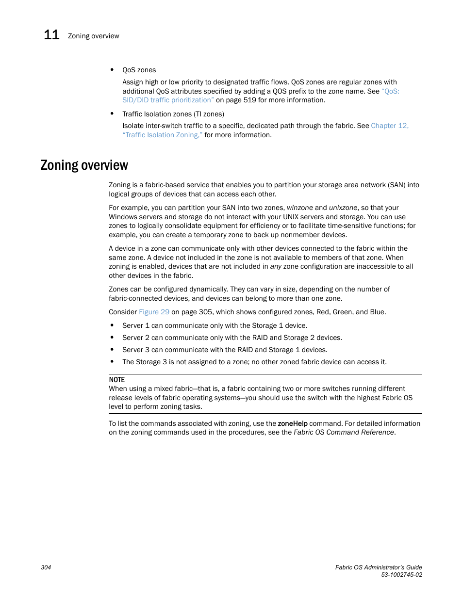 Zoning overview | Dell POWEREDGE M1000E User Manual | Page 304 / 666