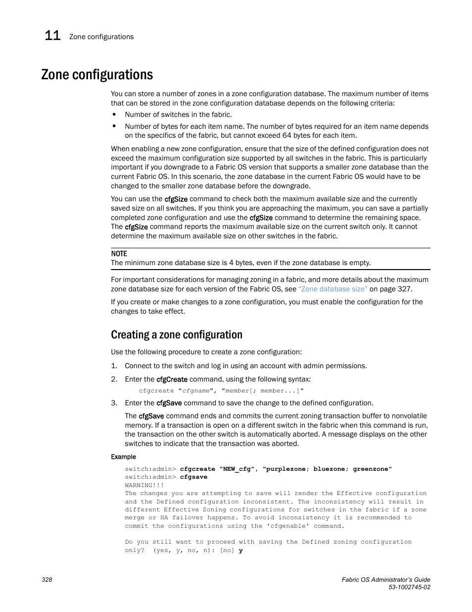 Zone configurations, Creating a zone configuration | Dell POWEREDGE M1000E User Manual | Page 328 / 666