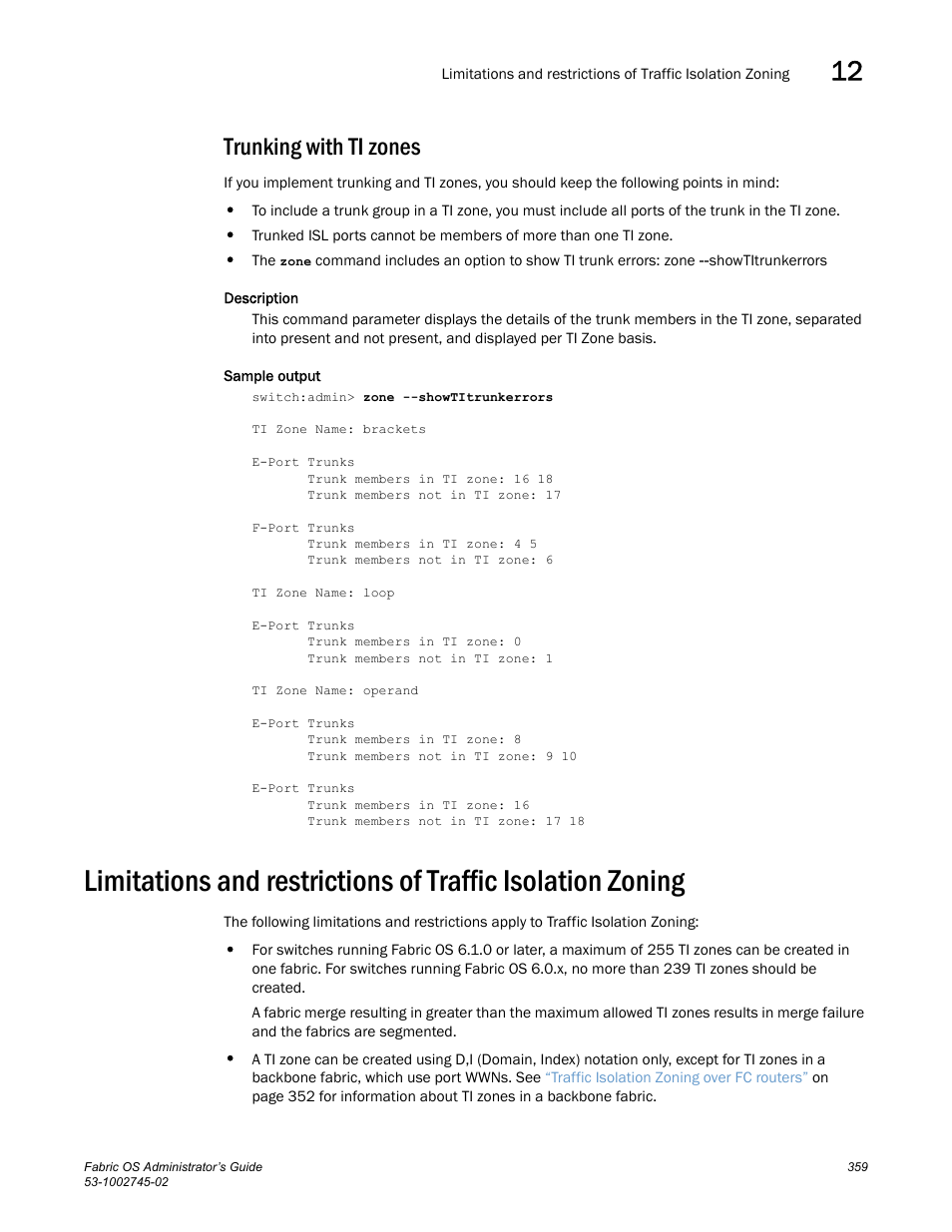 Trunking with ti zones | Dell POWEREDGE M1000E User Manual | Page 359 / 666