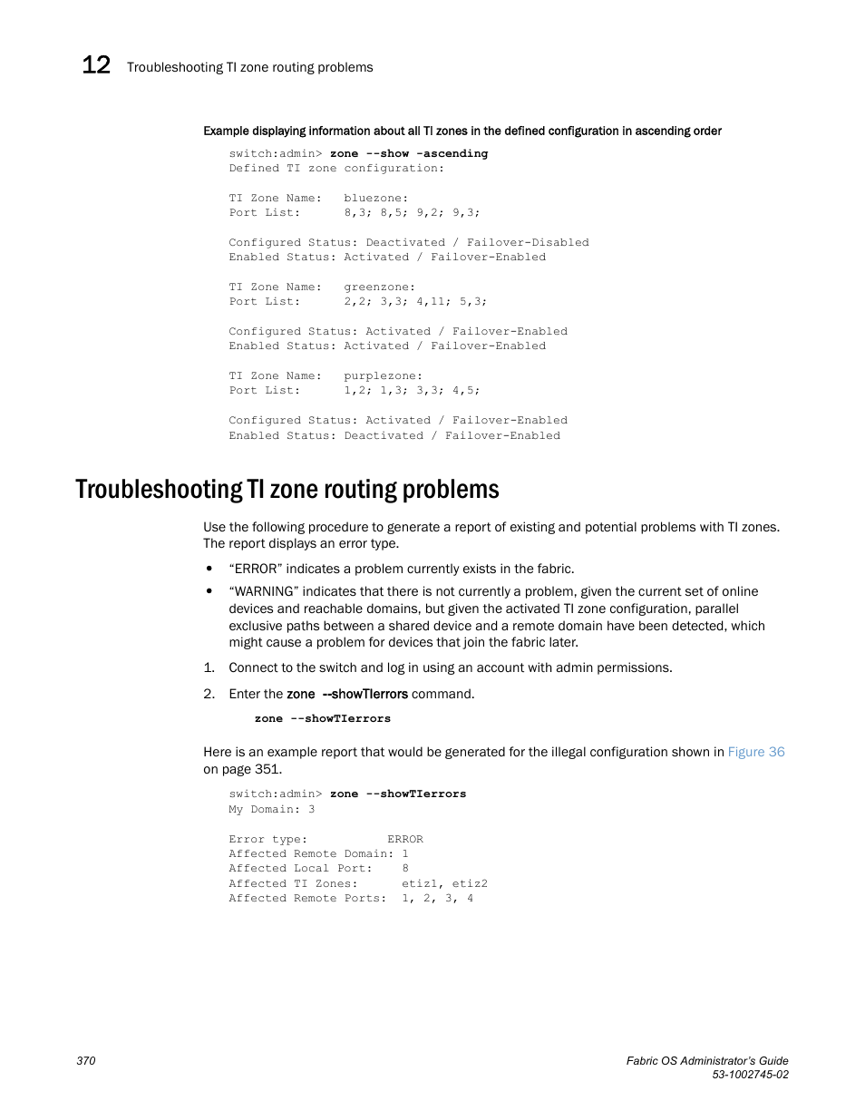 Troubleshooting ti zone routing problems | Dell POWEREDGE M1000E User Manual | Page 370 / 666
