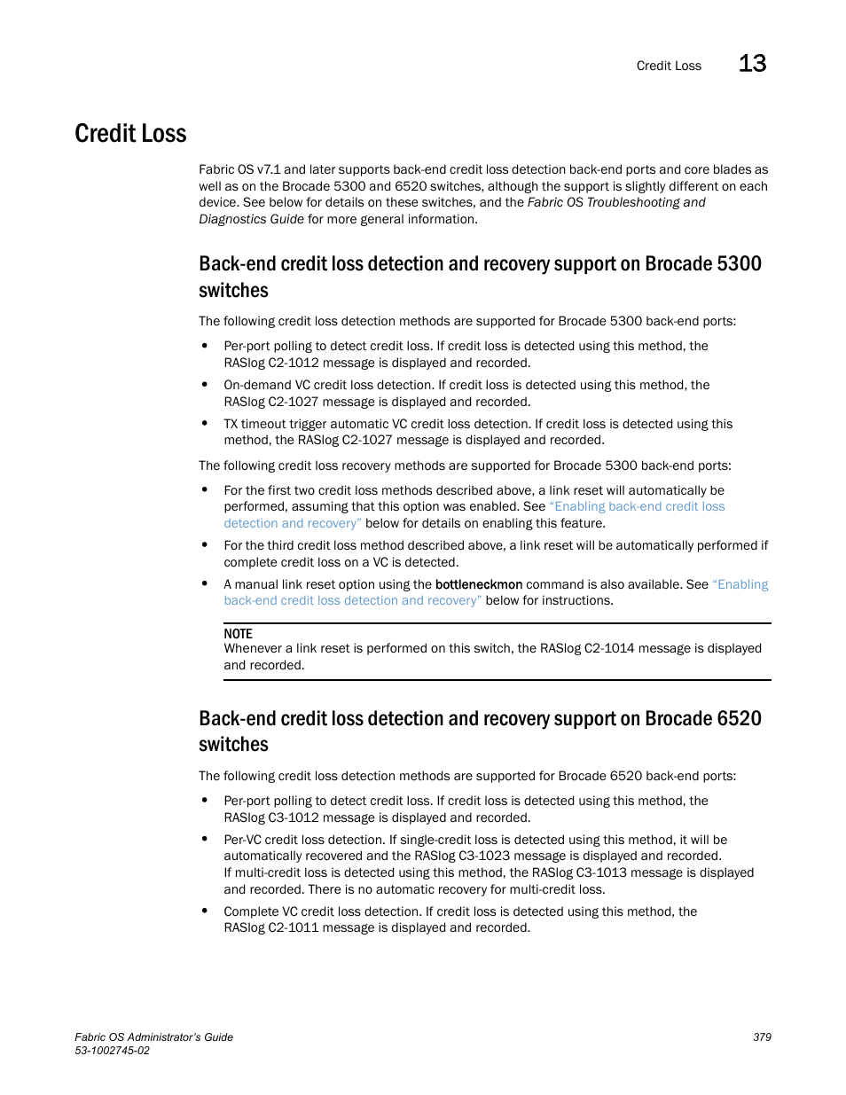 Credit loss | Dell POWEREDGE M1000E User Manual | Page 379 / 666