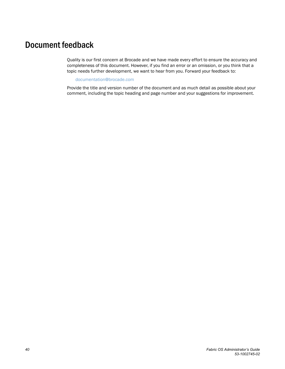 Document feedback | Dell POWEREDGE M1000E User Manual | Page 40 / 666