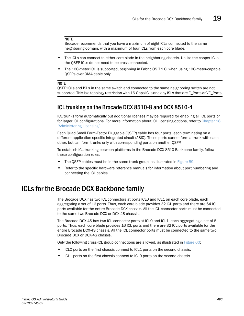 Icls for the brocade dcx backbone family | Dell POWEREDGE M1000E User Manual | Page 493 / 666