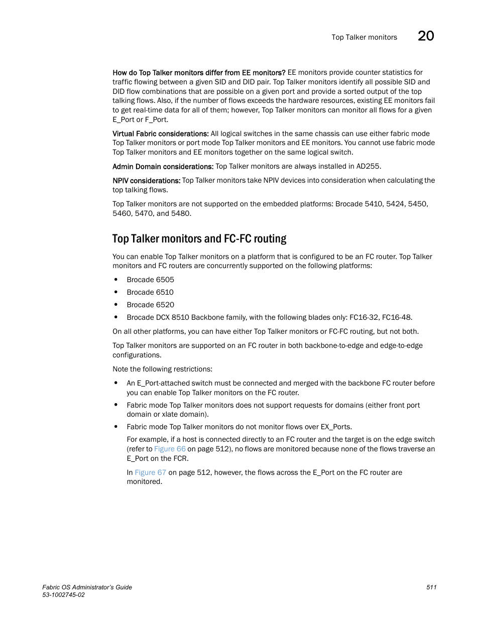 Top talker monitors and fc-fc routing | Dell POWEREDGE M1000E User Manual | Page 511 / 666