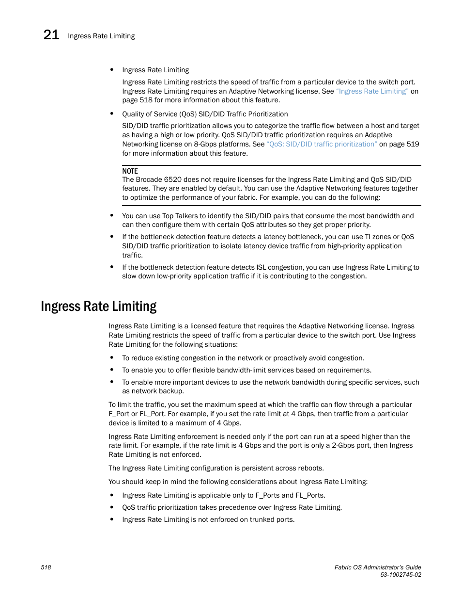 Ingress rate limiting | Dell POWEREDGE M1000E User Manual | Page 518 / 666