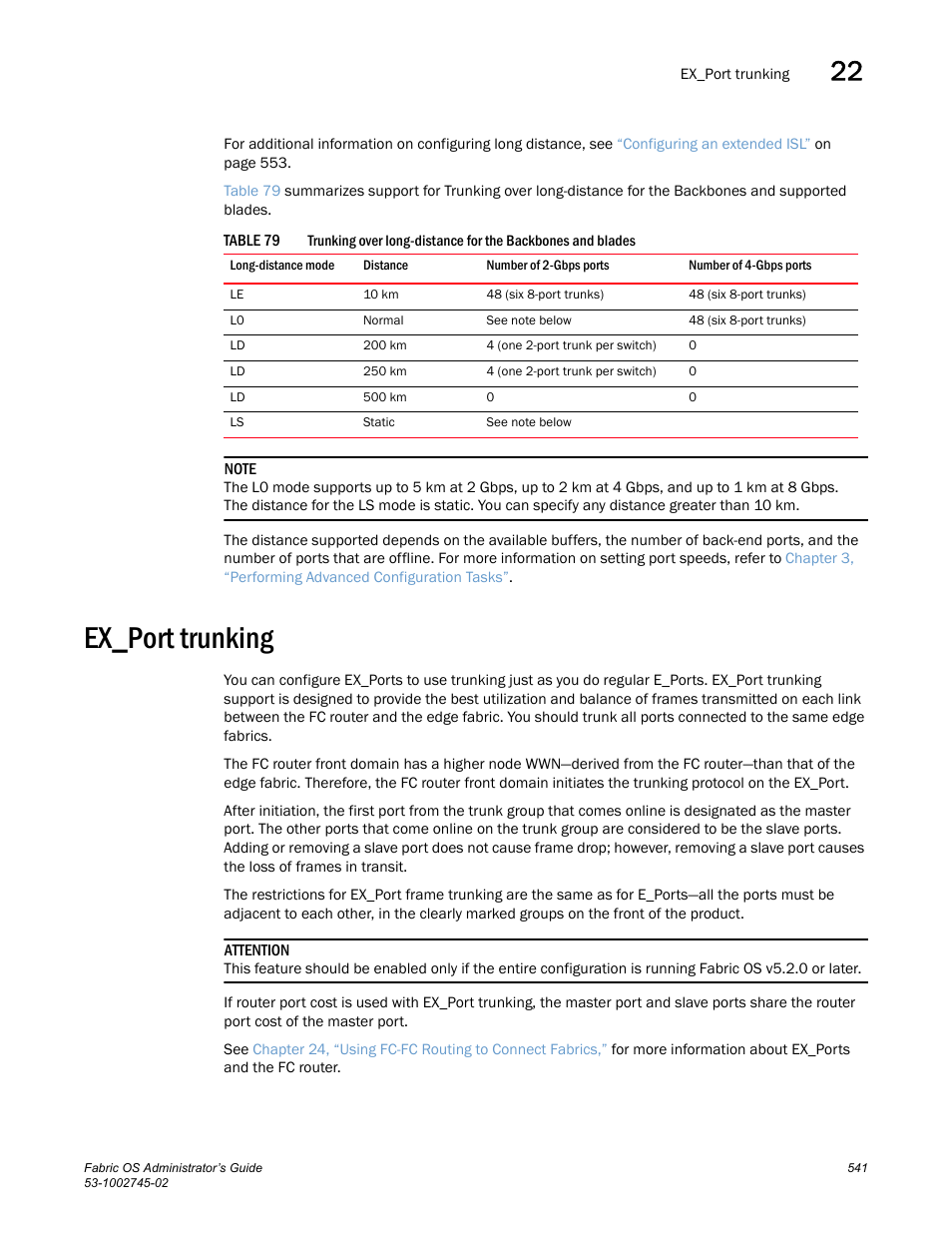 Ex_port trunking, Table 79 | Dell POWEREDGE M1000E User Manual | Page 541 / 666